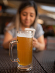 Refreshing Cheers: Capturing the Beauty of a Beer Stein