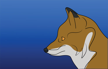 illustration of a fox