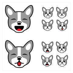 cute dog animal design vector