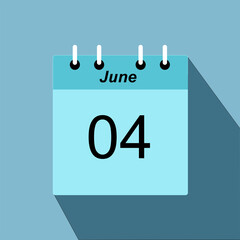 4 june calendar