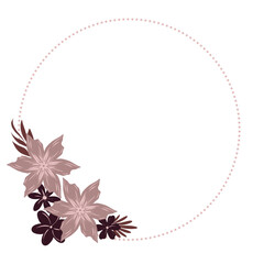 Greenery selection vector design round invitation frame. Rustic wedding greenery. Mint, blue, green tones. Watercolor save the date card. Summer rustic style. All elements are isolated and editable