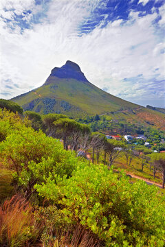 A photo of Lions Head near Cape Town - South Africa