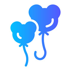 ballon gradient icon