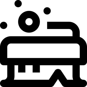 recommend clip art: brush black outline icon