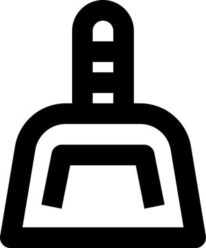 recommend clip art: dust pan black outline icon