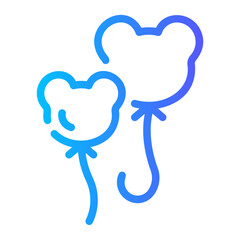 ballon gradient icon