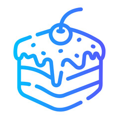 cake gradient icon