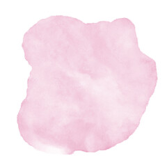 Pastel Pink Watercolor Abstract Shapes