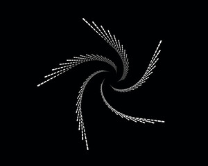 Obraz premium Abstract spiral background