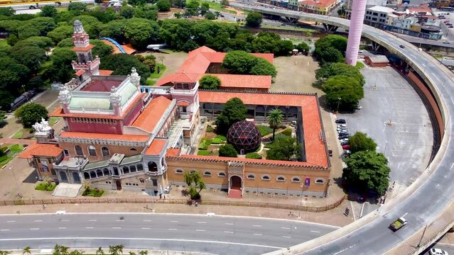 Catavento Museum At Sao Paulo Brazil. Medieval Medieval Building. Streets Landscape City Landscape Vibrant. Streets Urban City Landscape Commercial Building Town. Streets Vibrant Bridge Path.