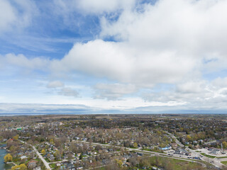 Discover the stunning Keswick beach on Lake Ontario, where picturesque houses line the pristine shoreline. This beautiful collection features breathtaking views, charming beach houses