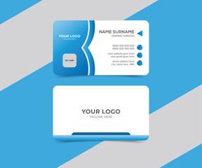 Healthcare services modern business card design template