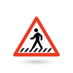 Traffic signs road collection series. Warning signs