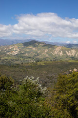 Santa Ynez Valley, viewpoint near Cachuma Lake, California