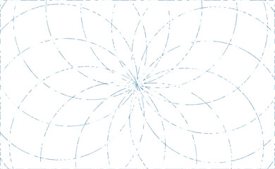 Abstract line lotus background