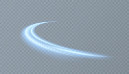 Vector illustration of dynamic light sources on a transparent background. High speed in light abstraction. Abstract light swirl. For web design, game design. Vector	
