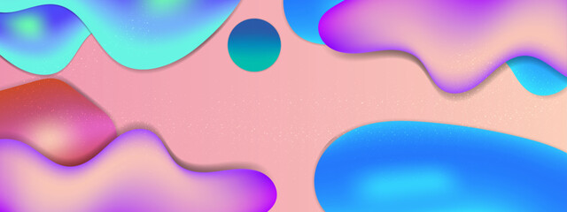 Vector colorful colourful abstract colorful fluid gradient background