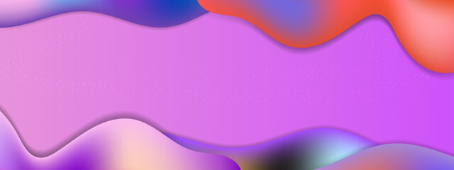 Vector gradient colorful colourful fluid shapes background