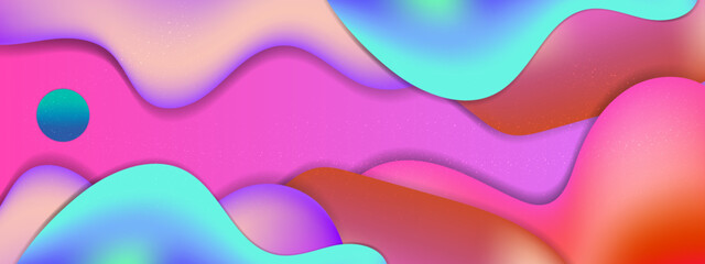 Vector colorful colourful gradient realistic liquid background