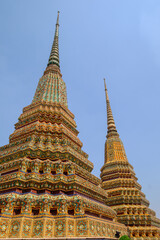 Fototapeta premium Golden Pagoda of Wat Phra Chetuphon (Wat Pho) in Bangkok, Thailand