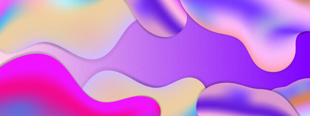 Vector gradient colorful colourful fluid shapes background