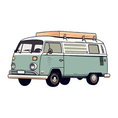 old fashioned van
