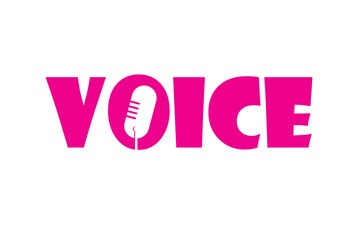 voice logo, voice icons