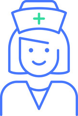 Nurse line icon