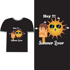 summer lover T-shirt , Unique and Trendy vactor and typhography T-Shirt