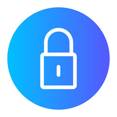 lock gradient icon