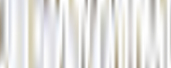 Obraz premium Silver foil background. Metal textured shiny gradient. Stainless glossy surface with reflection. Realistic chrome backdrop. Vector illustration.
