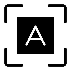 auto focus glyph icon