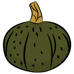 Healthy vegetable and fruit, pumpkin 