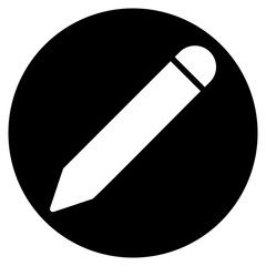 pencil glyph icon