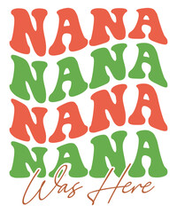 About nana lettering quote design