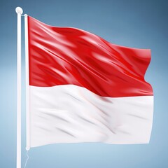 indonesian flag with generative ai