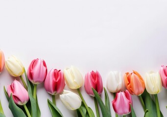 tulip flower with generative ai