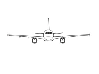 airplane make with vector