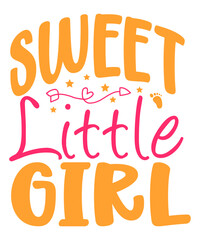 Baby typography illustration