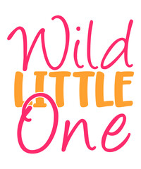 Baby typography illustration