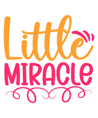 Baby isolated typography design