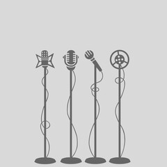 various types of microphones
