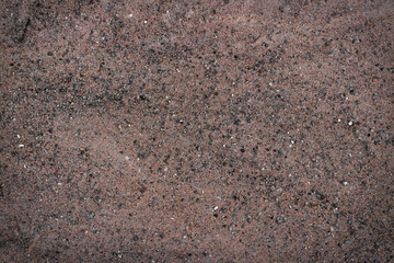 Soil brown ground surface top view texture and background.