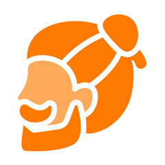 Obraz premium side man bun