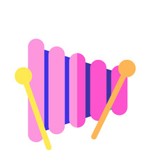 Music instrument illustration_Xylophone