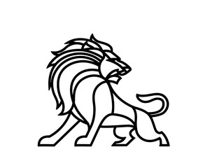 Fototapeta na wymiar lion vector illustration
