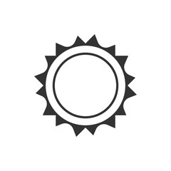 sun icon vector 
