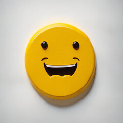 Big laughing emoji, cute smile