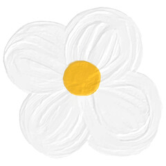 White flower icon