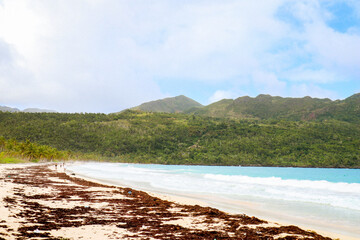 Island life , day at a the beach in the Dominican Republic 